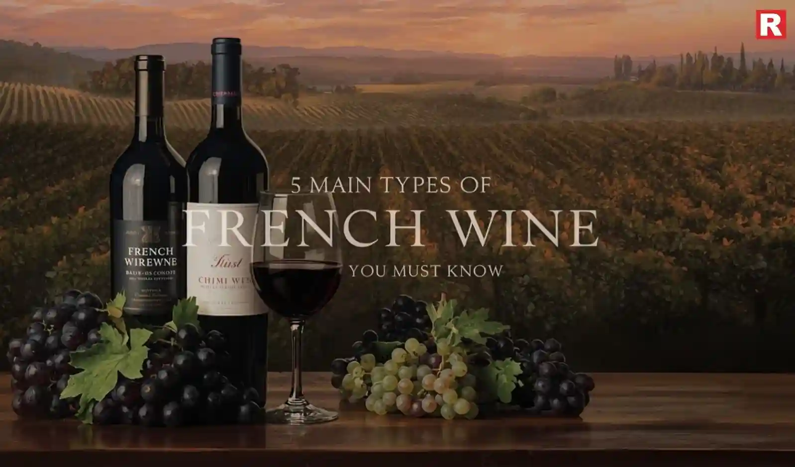 5 Main Types of French Wine You Must Know