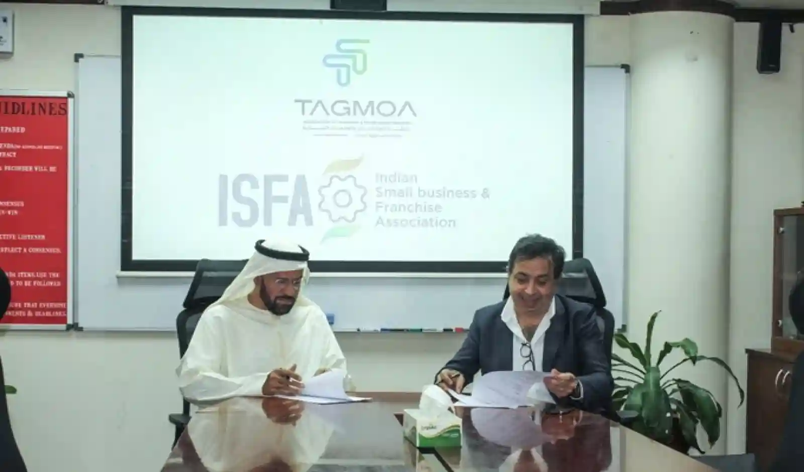 ISFA and TAGMOA Sign MoU to Bolster MSME and Franchise Development