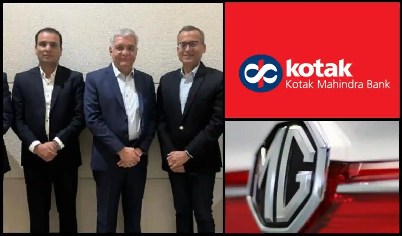 JSW MG Motor India Partners with Kotak Mahindra Prime for BaaS Program