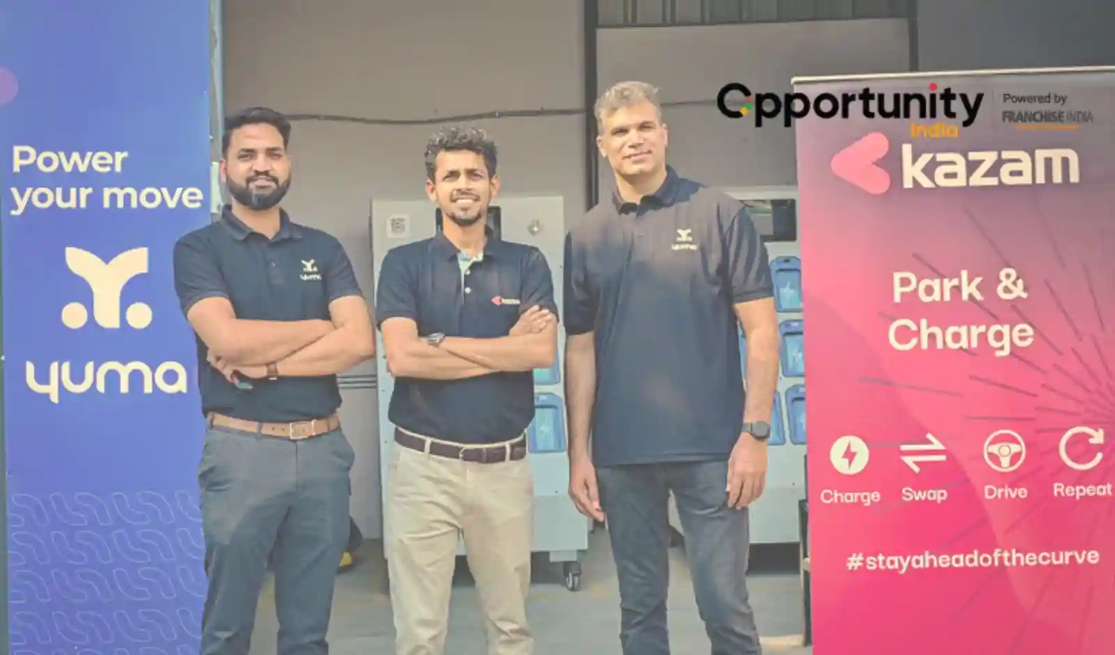 Kazam and Yuma Join Hands for Faster EV Battery Swaps