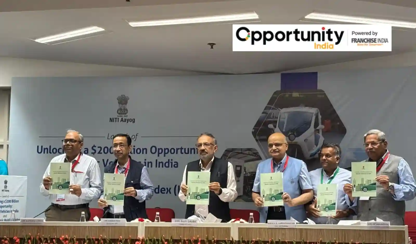 NITI Aayog Releases Report on $200 Billion EV Opportunity in India