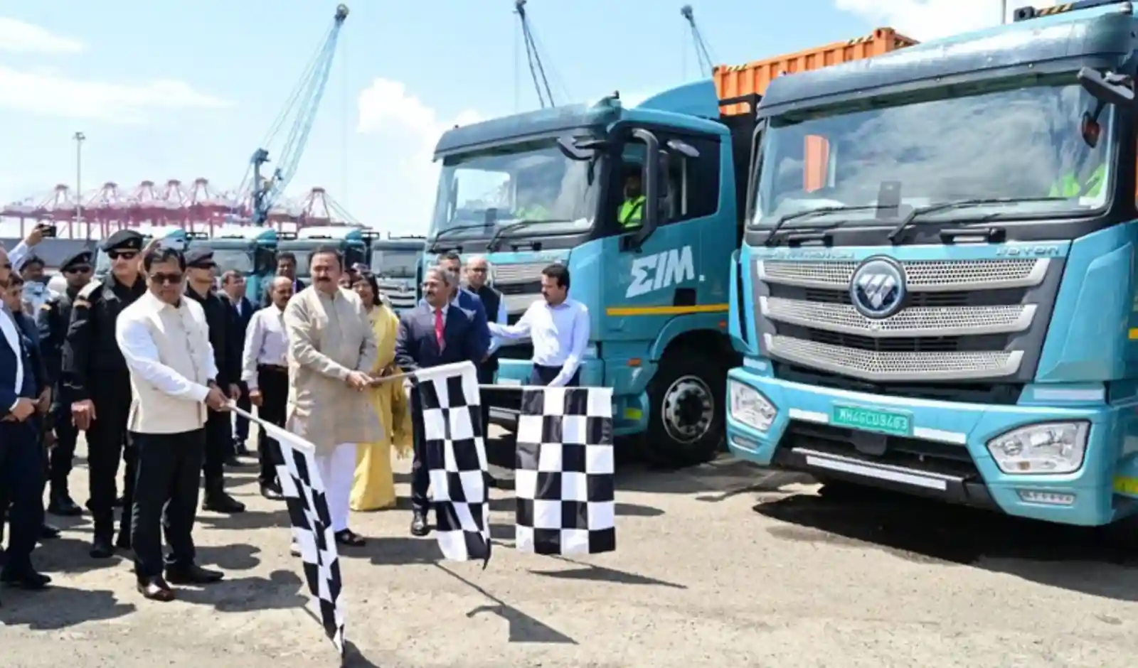 JNPA Launches Electric Heavy Truck Fleet with Swappable Battery Technology