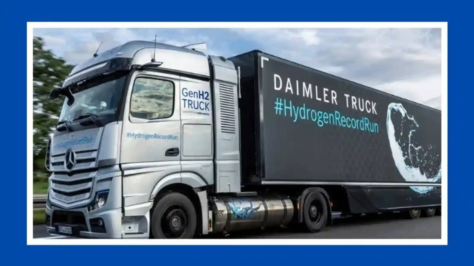 Daimler Truck Secures Funding for Liquid Hydrogen Fuel Cell Fleet