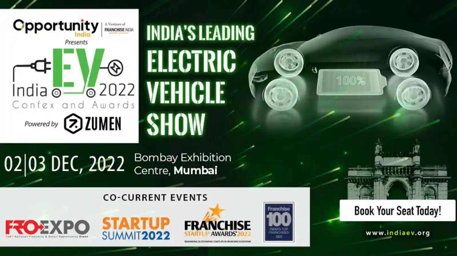 Two-Day India EV Show To Begin On December 2 In Mumbai
