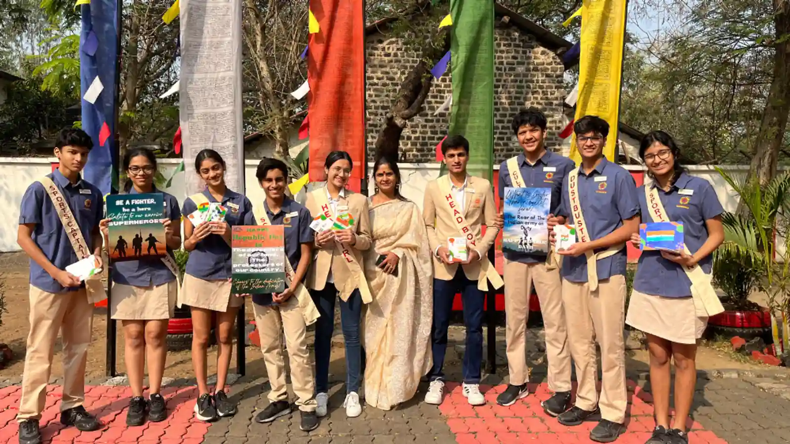 ABWA Students Show Gratitude To The Indian Armed Forces On Republic Day