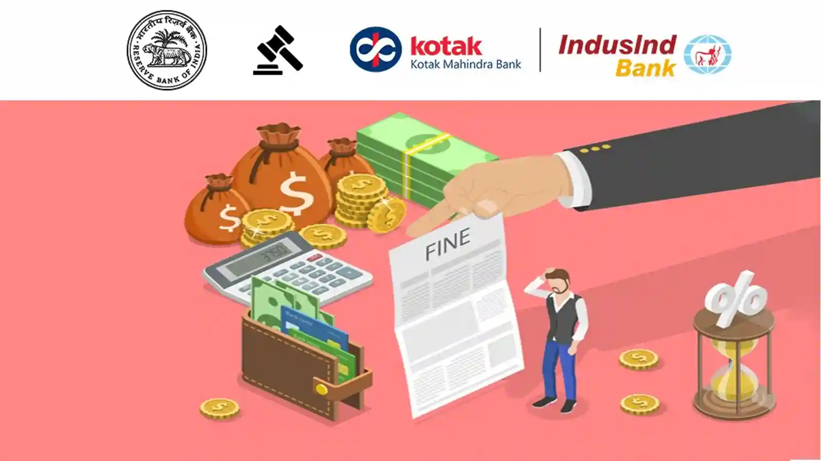 RBI Slaps Hefty Penalty On Kotak Bank, IndusInd Bank And Others