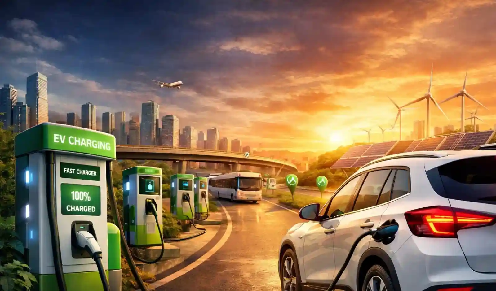 EV इंफ्रास्ट्रक्चर में 2025  की ठोस प्रगति