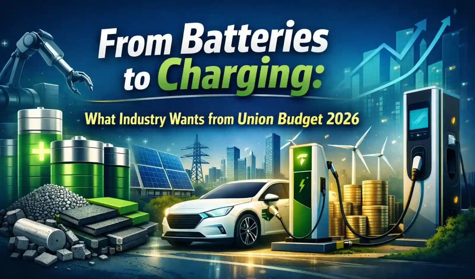 चार्जिंग से बैटरी तक: बजट 2026 से उद्योग की प्रमुख अपेक्षाएँ