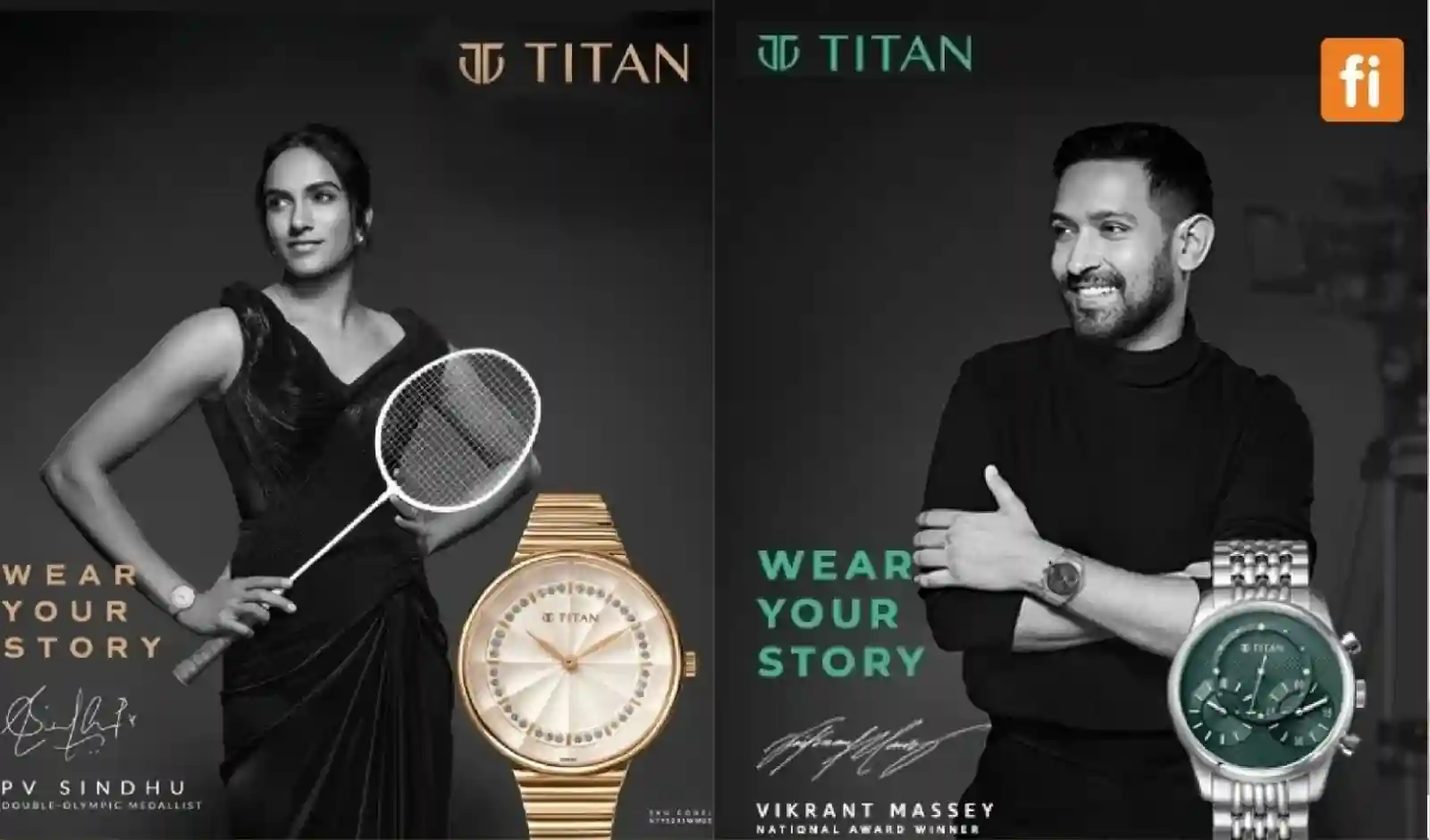 टाइटन ने पीवी सिंधु और विक्रांत मैसी को फीचर करते हुए 'Wear Your Story' कैम्पेन आरंभ किया