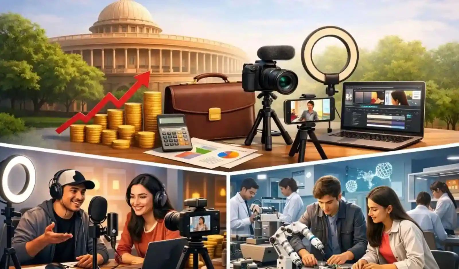 Budget 2026-27: Major Boost for Content Creators, Government Makes Big Announcement