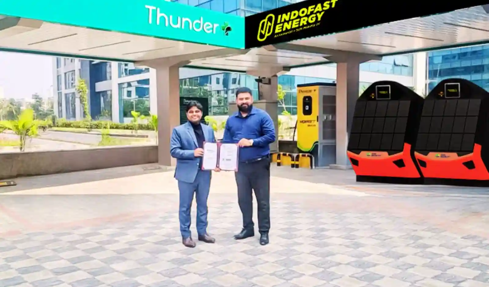 ThunderPlus and Indofast Energy partner to build EV energy hubs
