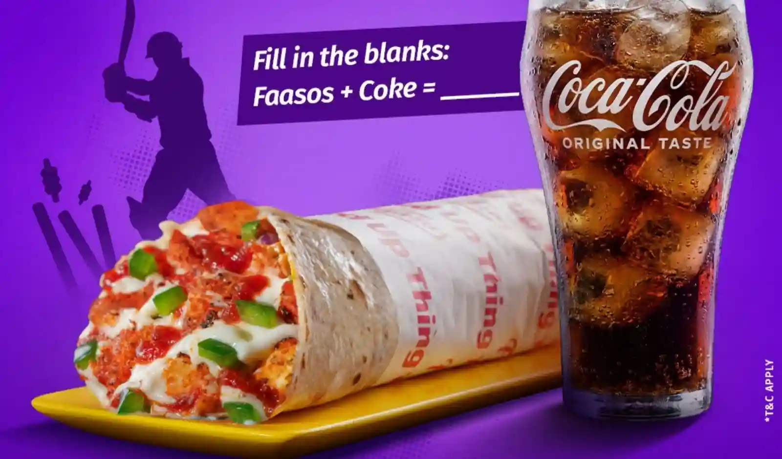 How Faasos Is Monetizing T20 Match Days With Coca-Cola India