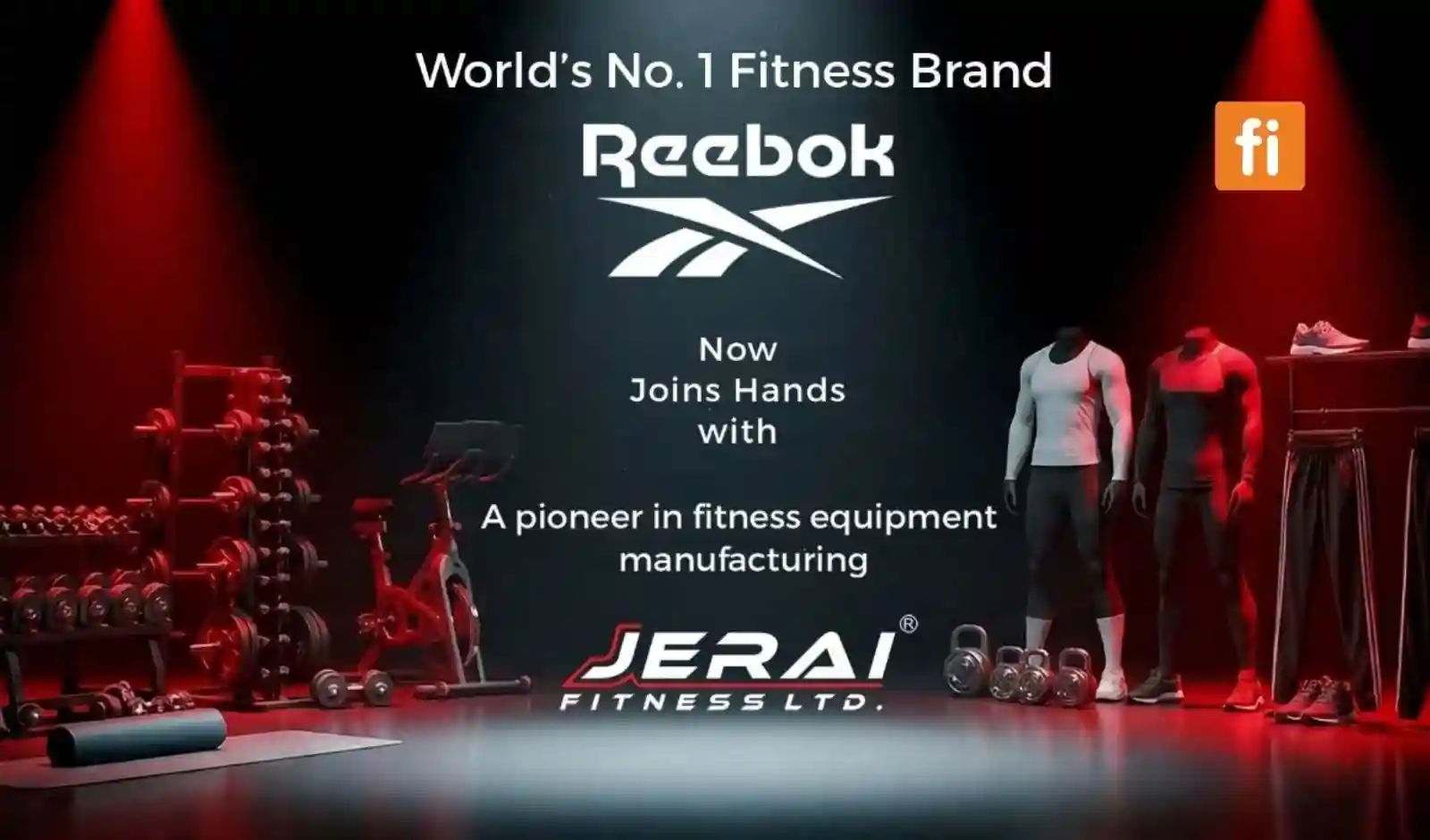 Jerai Fitness unveils Reebok-branded gym equipment in India
