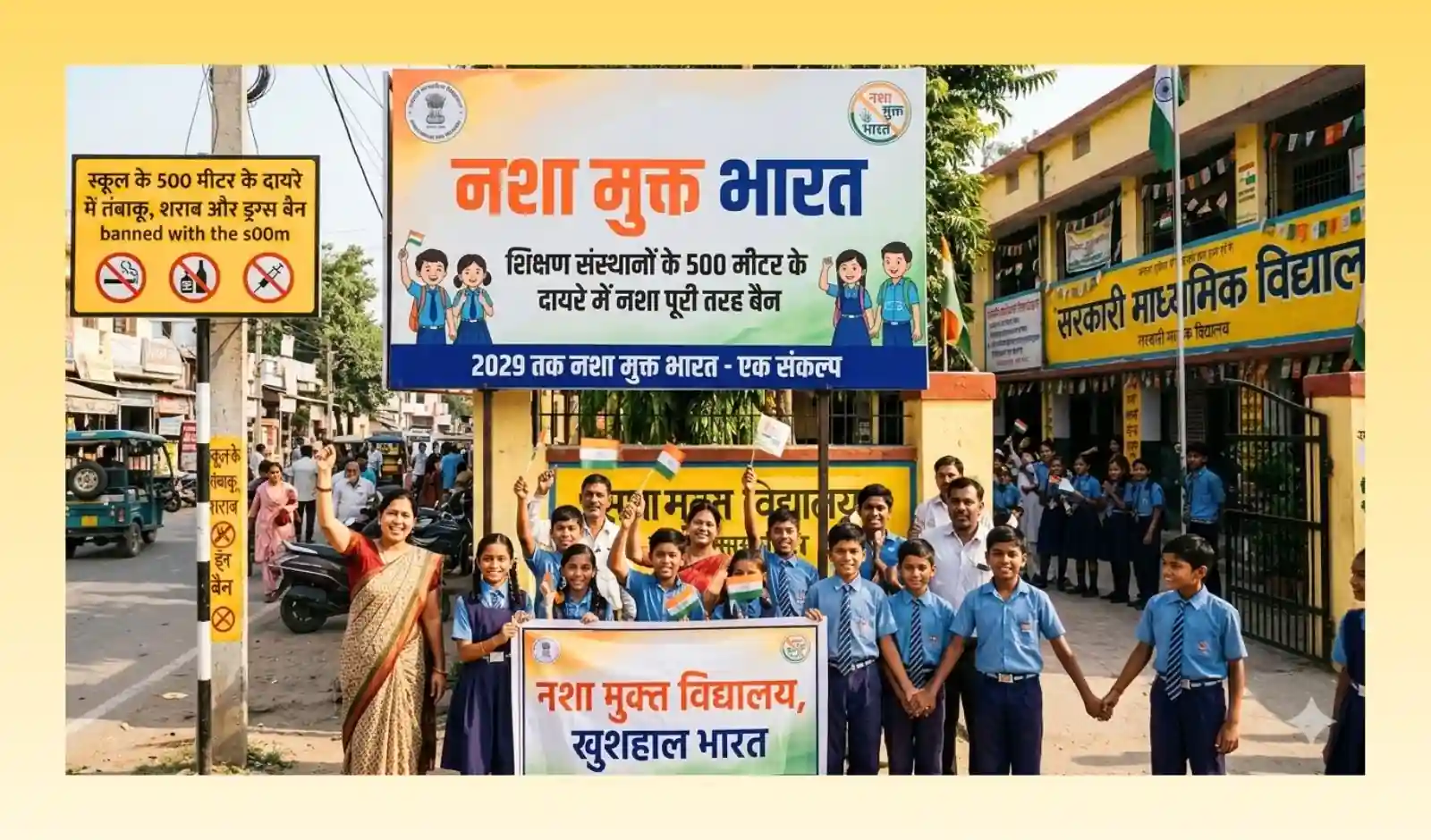 नशा मुक्त विद्यालय की ओर बड़ा कदम: शिक्षा मंत्रालय ने जारी की 3 साल की कार्ययोजना