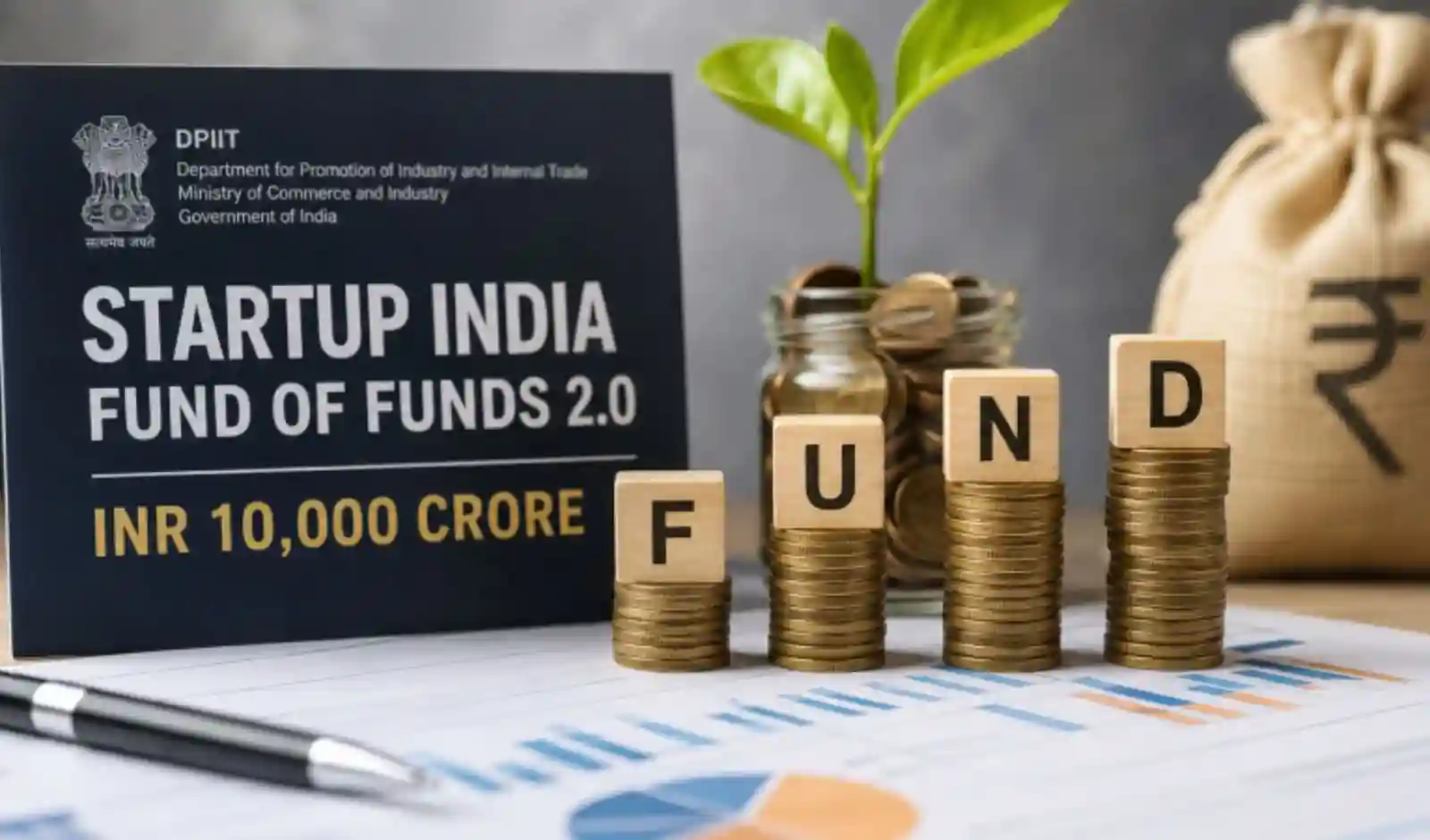 DPIIT ने ₹10,000 करोड़ के स्टार्टअप इंडिया फंड ऑफ फंड्स 2.0 के लिए गाइडलाइंस जारी कीं