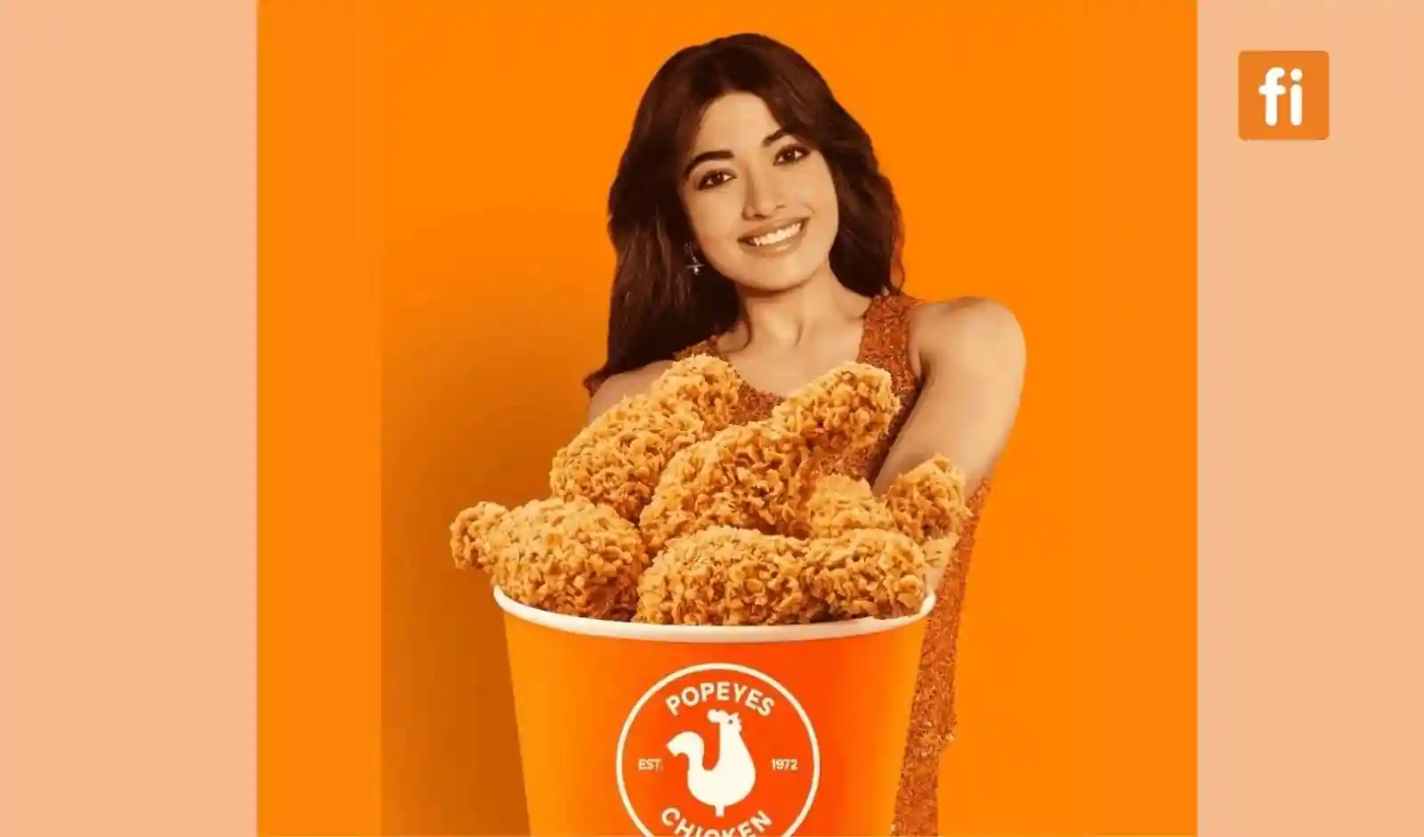 Popeyes India ने अपने पहले टीवी कैंपेन के लिए रश्मिका मंदाना को बनाया ब्रांड एंबेसडर