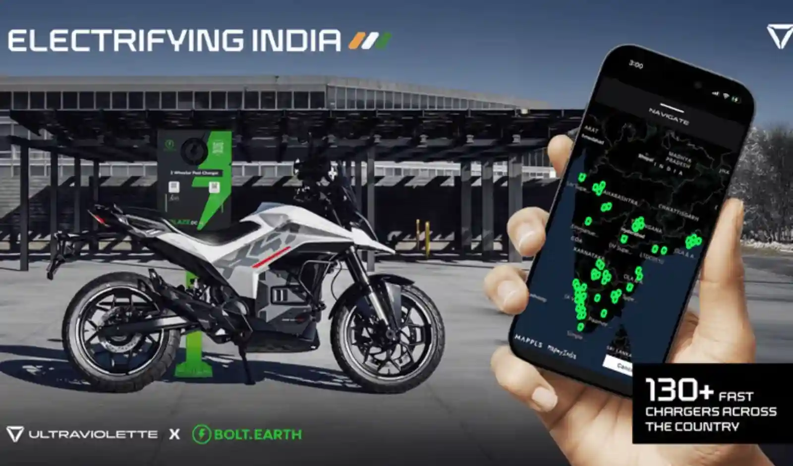 Ultraviolette–Bolt.Earth Build Interoperable EV Charging Ecosystem in India