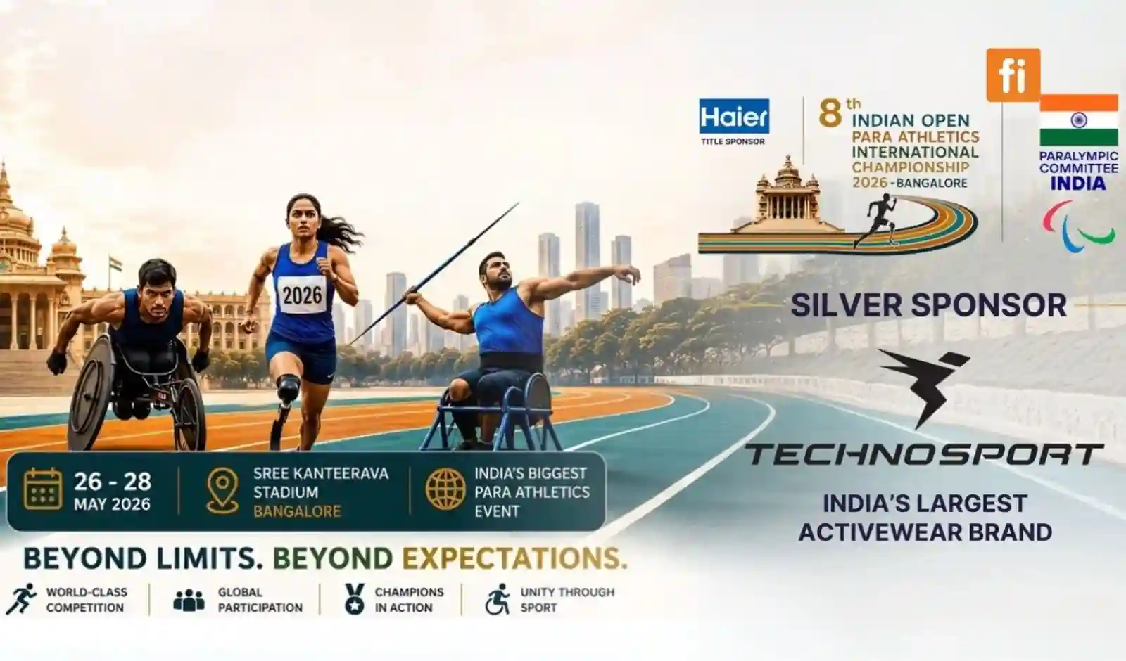 TechnoSport Joins Hands with PCI for 8th Indian Open Para Athletics 2026