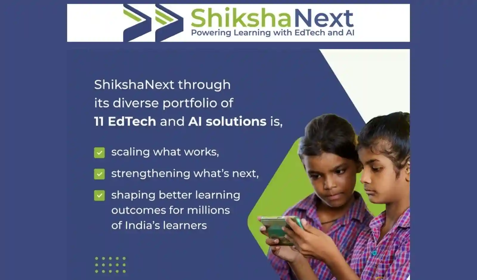 ShikshaNext ने चुने 11 EdTech और AI समाधान, 1.3 करोड़ बच्चों तक पहुंच का लक्ष्य