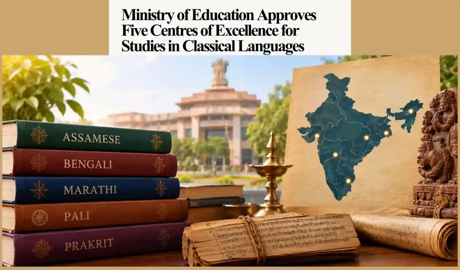 Education Ministry to Establish 5 Centres of Excellence to Promote Research & Preservation of Linguistic Heritage